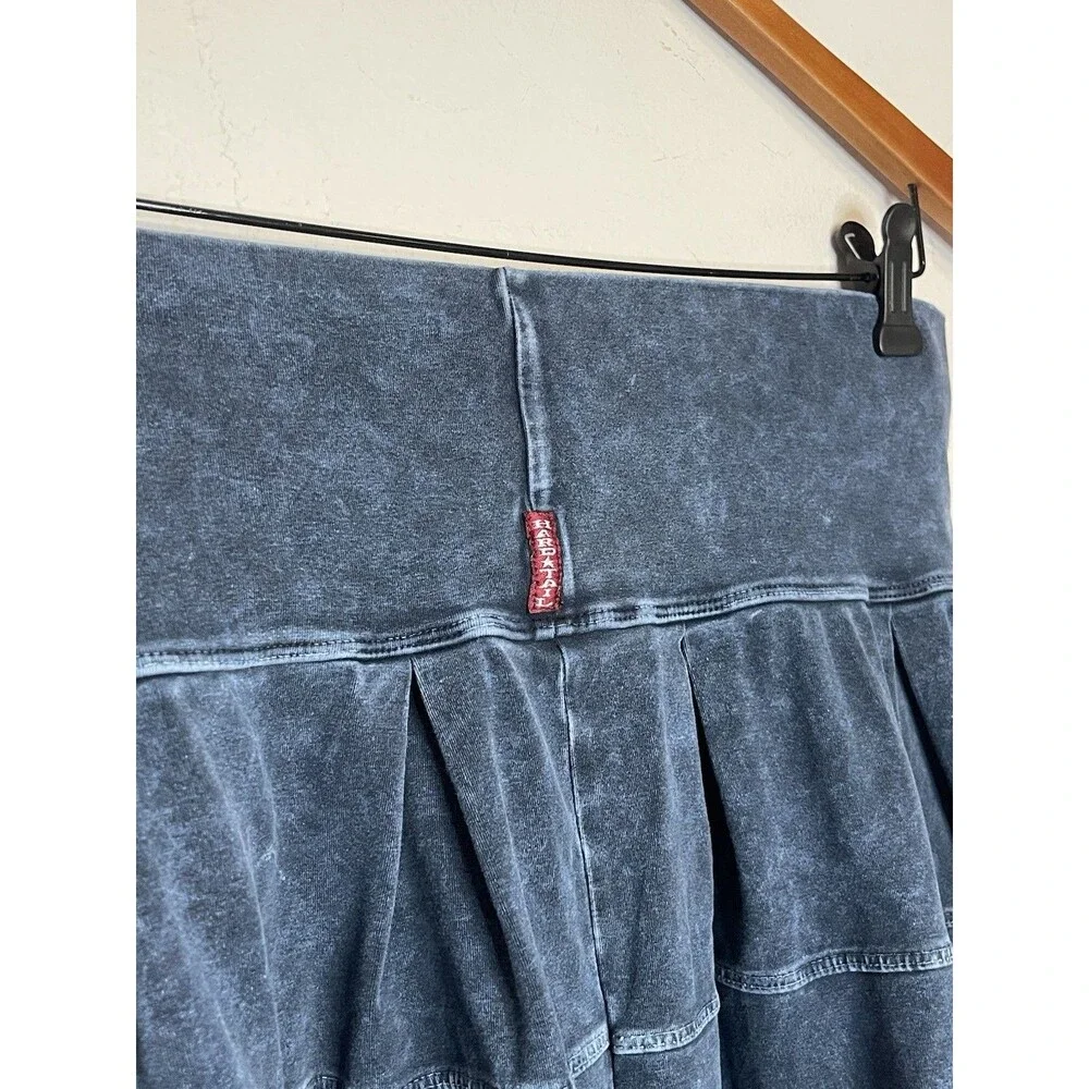 Hard Tail Women's Large Navy Blue Skirt Y2K Cotton 2000s